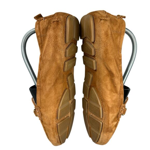 Sam Edelman Womens Suede Moccasins Falto Tan Brown Horse Bit Size 5 - Picture 6 of 10